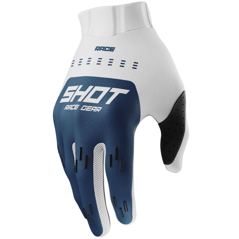 Shot Race Evo Motocross Handsker Petrol Blå