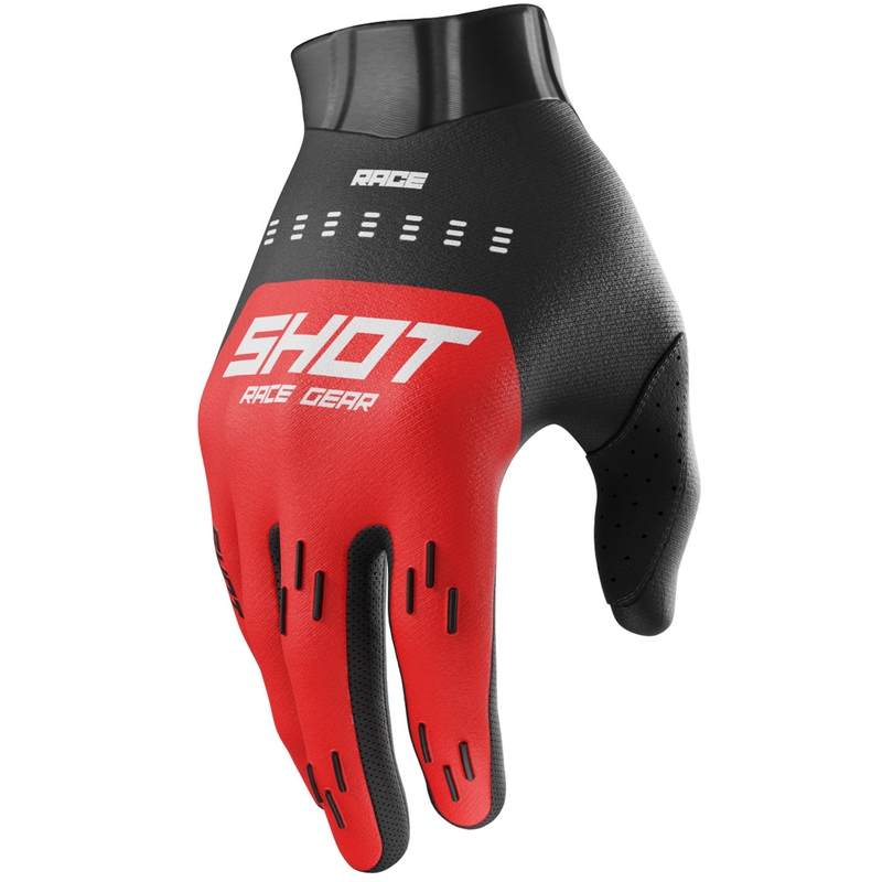 Shot Race Evo motocrosshandsker røde