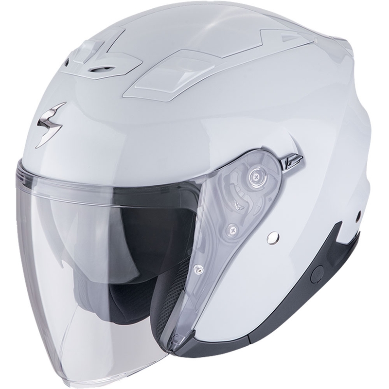 Scorpion EXO-Z1 Solid Åben Motorcykelhjelm Perlehvid