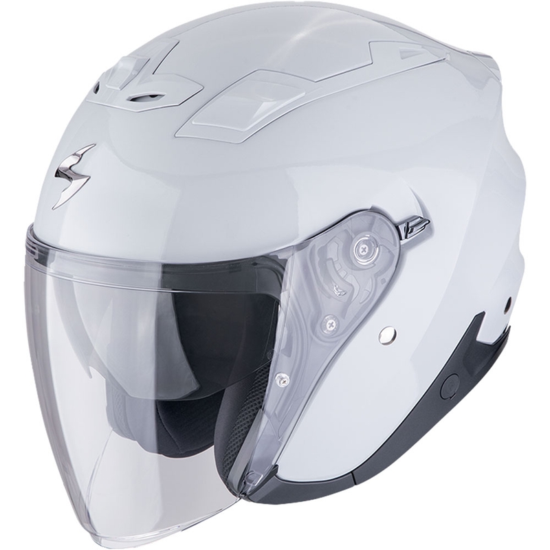 Åben motorcykelhjelm Scorpion EXO-Z1 SOLID lysegrå