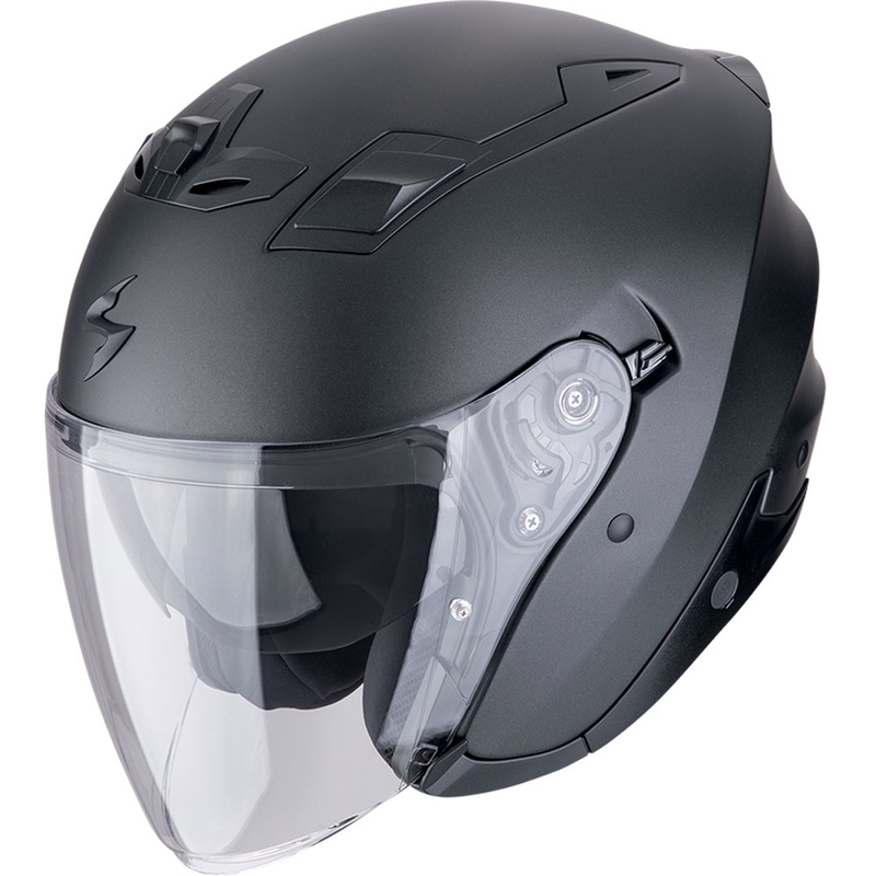 Scorpion EXO-Z1 SOLID åben motorcykelhjelm, mat perlesort