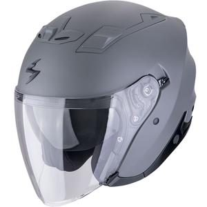 Scorpion EXO-Z1 SOLID åben motorcykelhjelm, mat cementgrå
