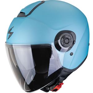 Scorpion EXO-CITY II Solid Åben Motorcykelhjelm, Mat, Azurblå