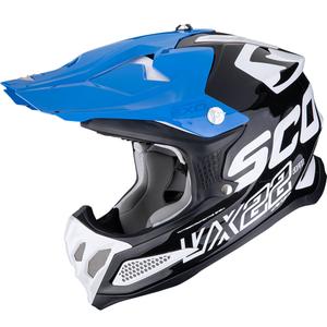 Scorpion VX-22 Air Updown motocrosshjelm sort-hvid-blå