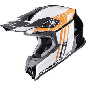 Scorpion VX-16 EVO Air Lignes motocrosshjelm sort-orange