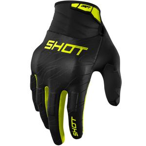 Motocross handsker Shot Drift Onyx fluo gul