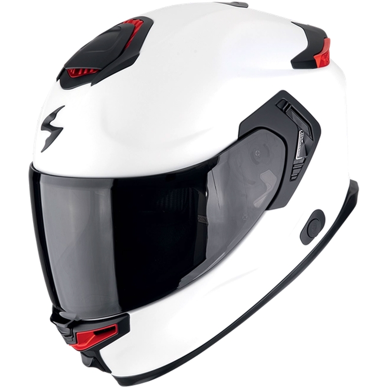 Integreret motorcykelhjelm Scorpion EXO-GT SP Air SOLID mat perlehvid