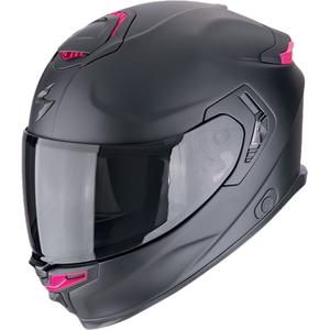 Integreret motorcykelhjelm Scorpion EXO-GT SP Air SOLID mat sort-pink