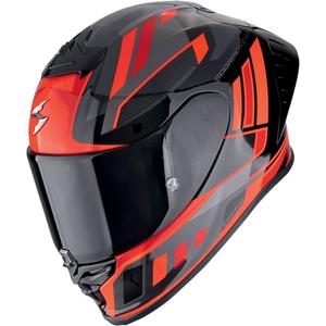 Integral motorcykelhjelm Scorpion EXO-R1 EVO II AIR VITAL sort-sølv-rød