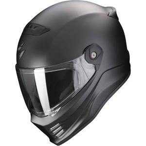 Motorcykelhjelm SCORPION COVERT FX pearl black matt