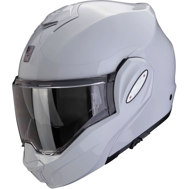 Flip-up hjelm Scorpion EXO-TECH EVO PRO SOLID lysegrå
