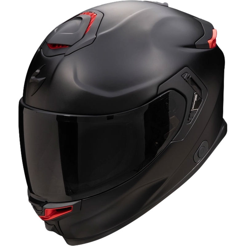 Integreret motorcykelhjelm Scorpion EXO-GT SP Air mat sort