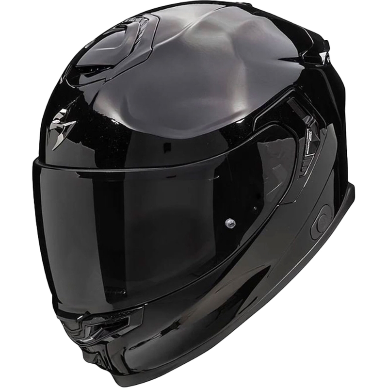 Integreret motorcykelhjelm Scorpion EXO-GT SP Air metallic sort