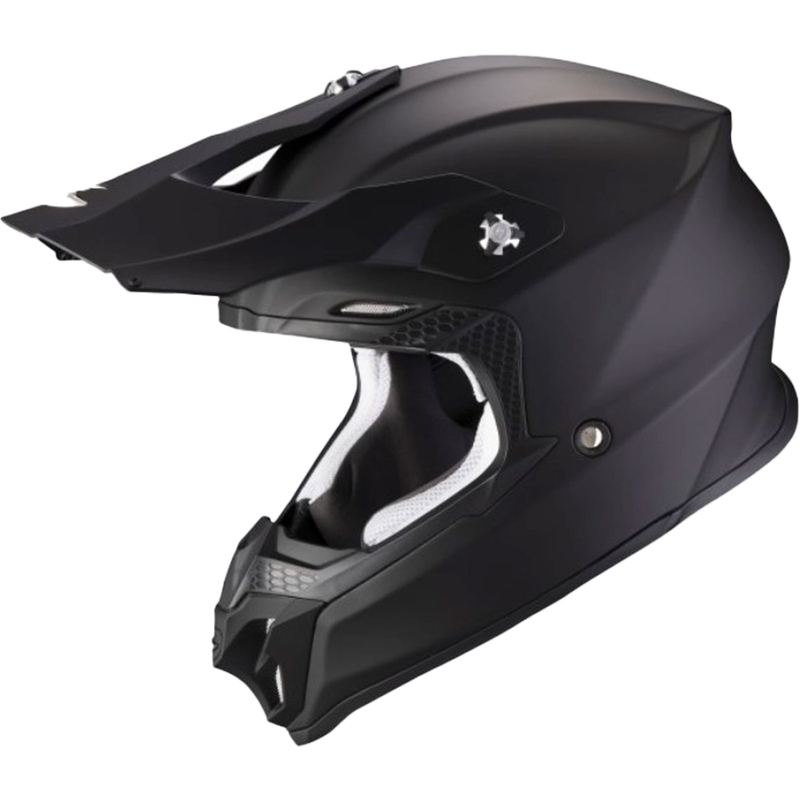 Motocrosshjelm Scorpion VX-16 EVO AIR Solid sort mat