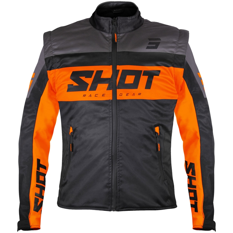 Softshelljakke Shot Softshell Lite sort-orange