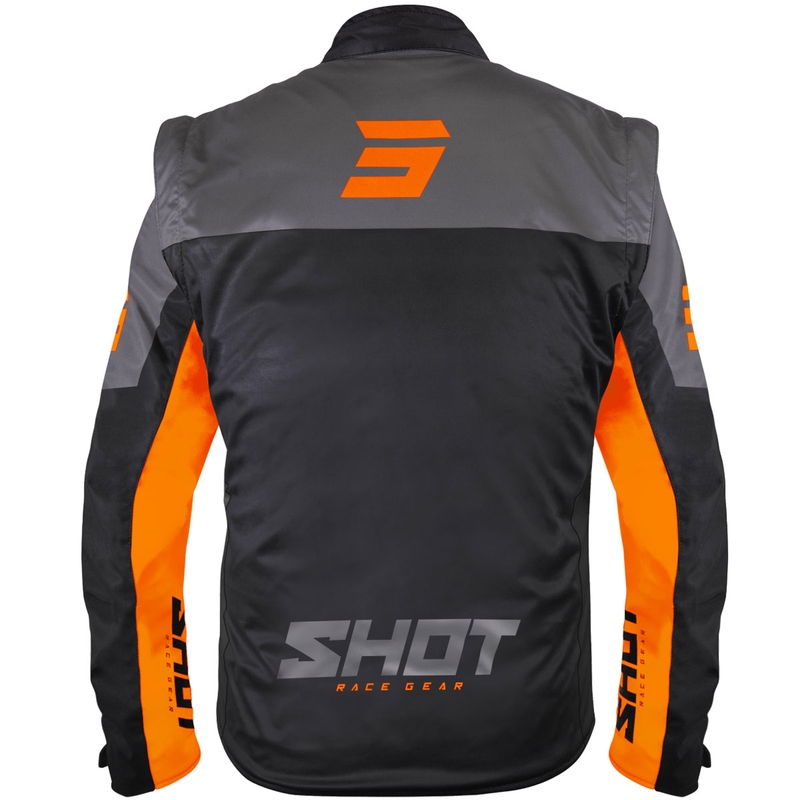 Softshelljakke Shot Softshell Lite sort-orange