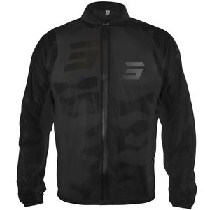 Shot Windbreaker regnjakke sort