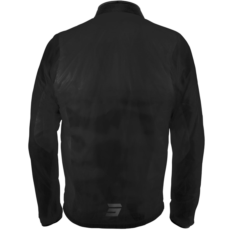 Shot Windbreaker regnjakke sort