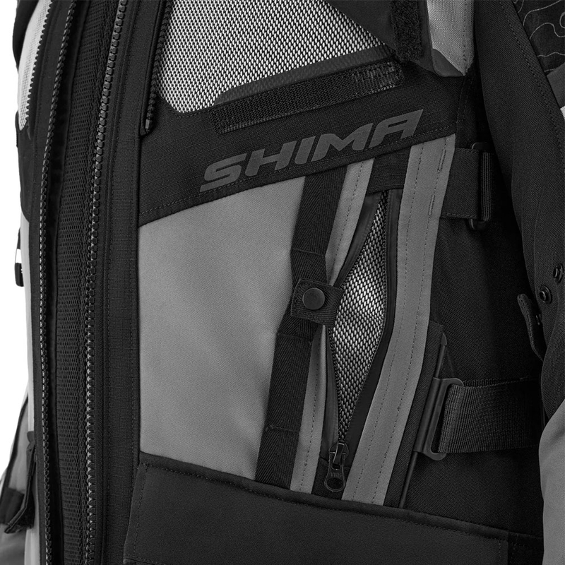 Shima Tracker motorcykeljakke lysegrå