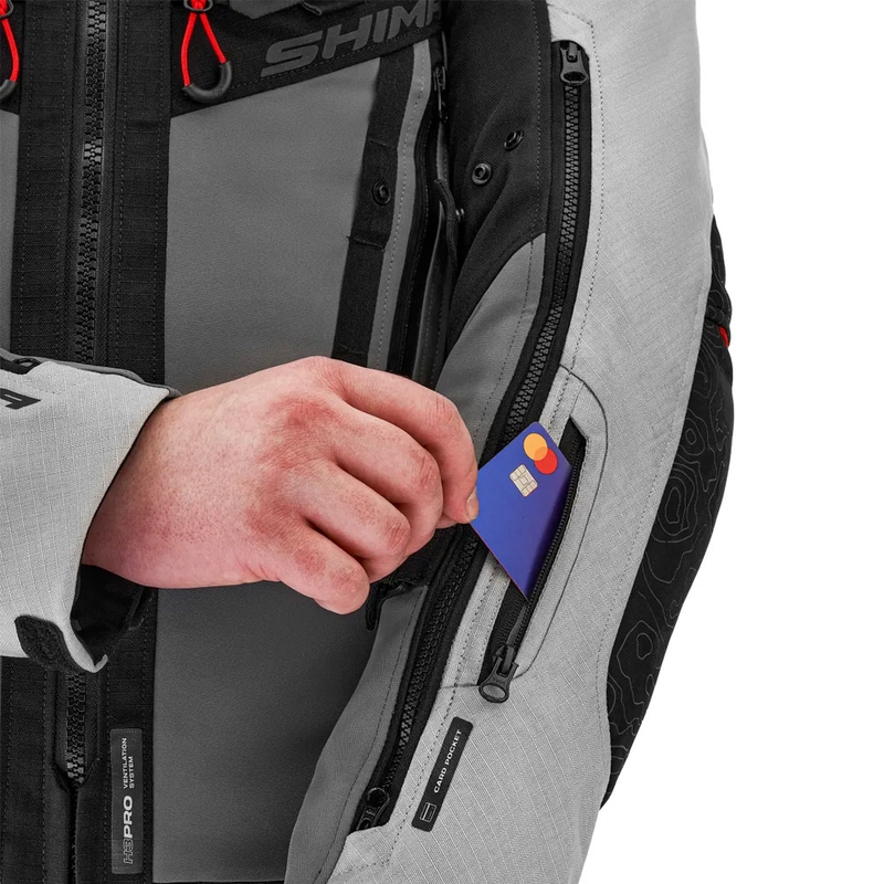 Shima Tracker motorcykeljakke lysegrå