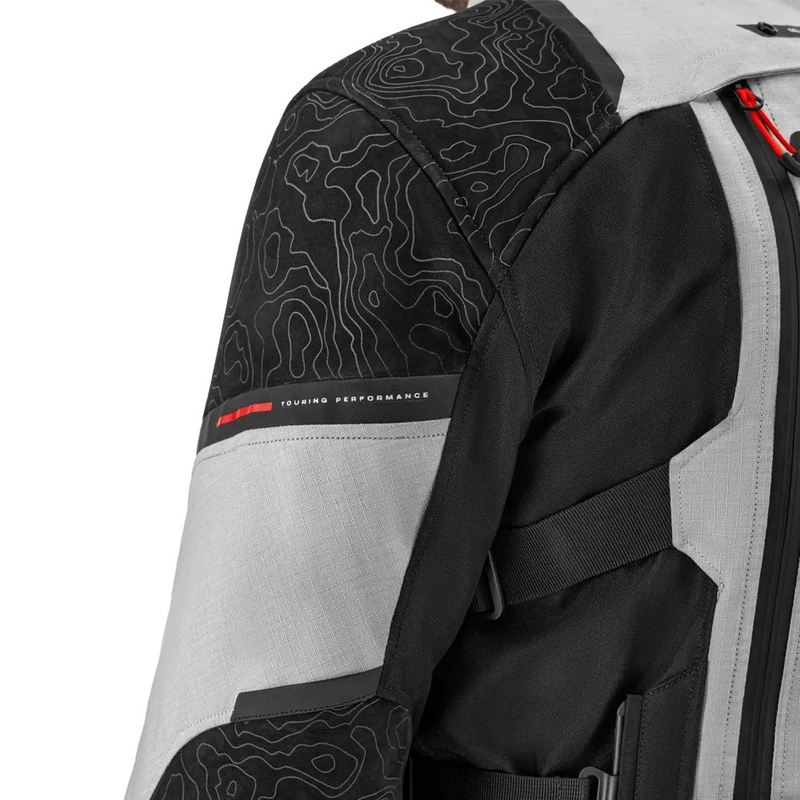 Shima Tracker motorcykeljakke lysegrå