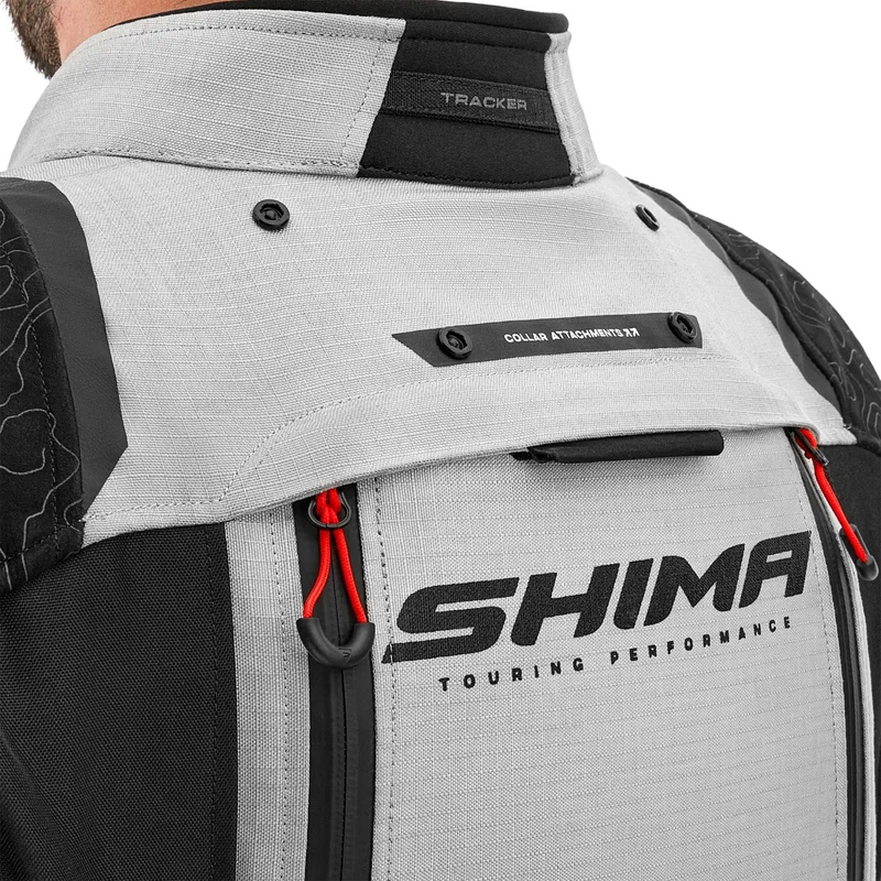 Shima Tracker motorcykeljakke lysegrå