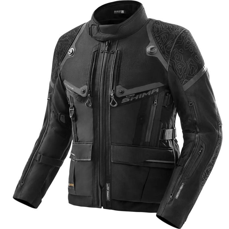 Shima Tracker motorcykeljakke sort