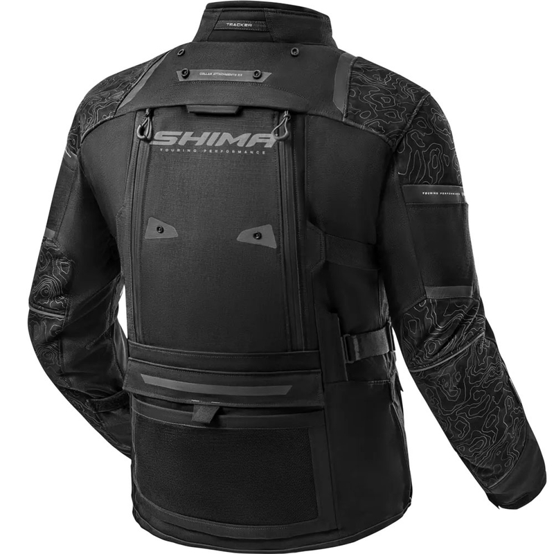 Shima Tracker motorcykeljakke sort