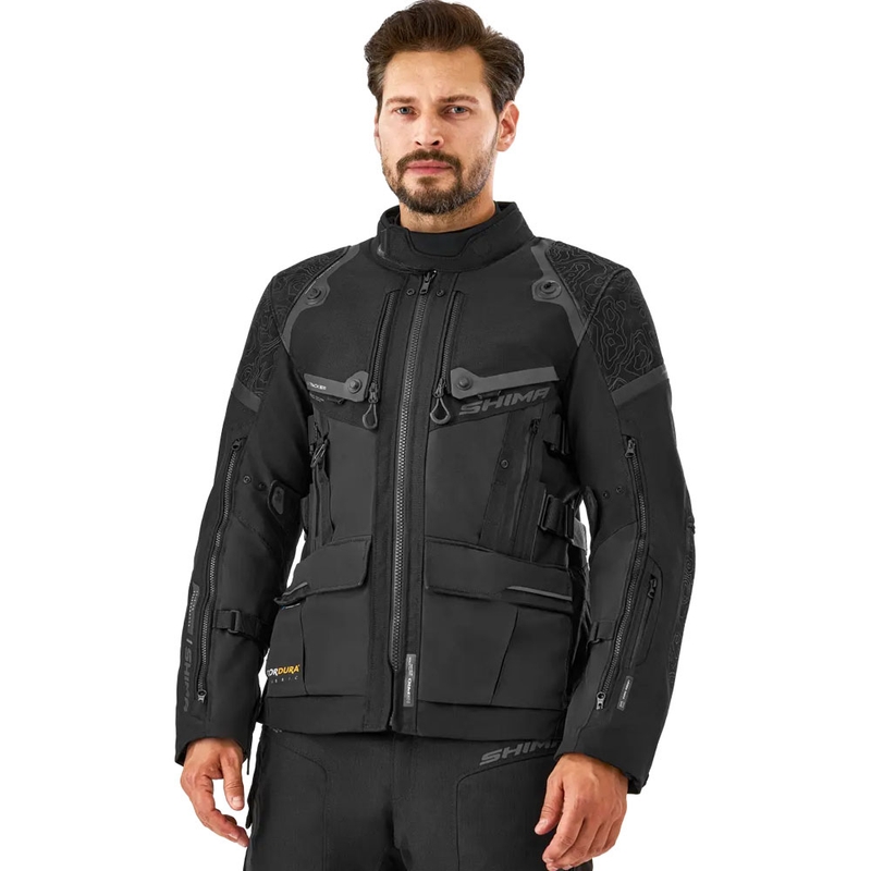 Shima Tracker motorcykeljakke sort