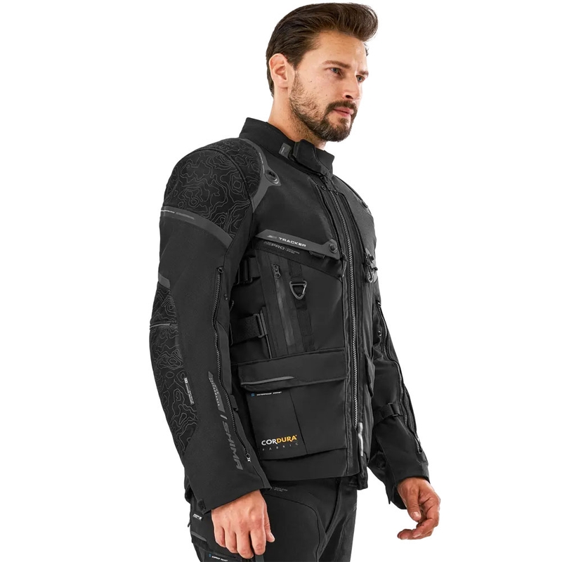 Shima Tracker motorcykeljakke sort