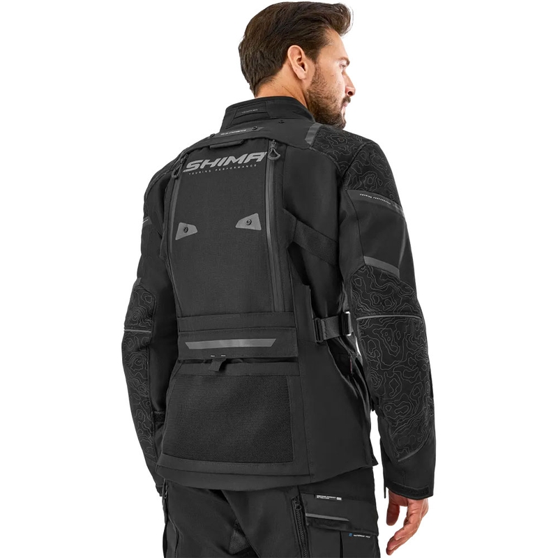 Shima Tracker motorcykeljakke sort