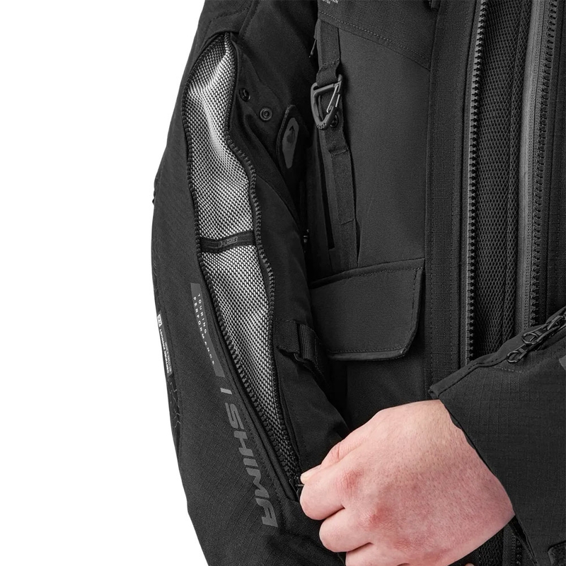 Shima Tracker motorcykeljakke sort