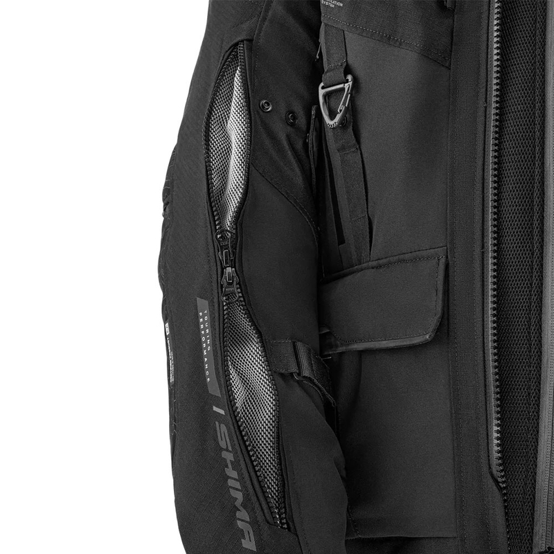Shima Tracker motorcykeljakke sort