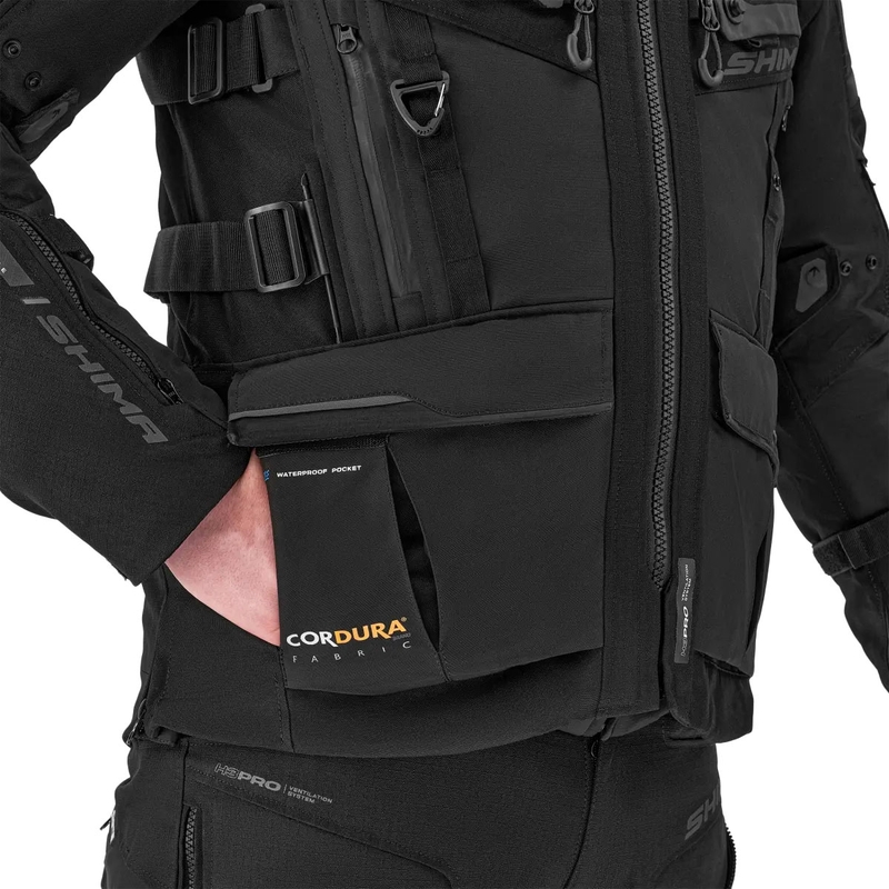 Shima Tracker motorcykeljakke sort