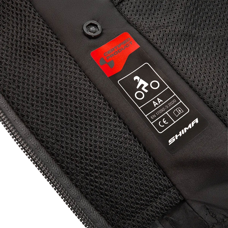 Shima Tracker motorcykeljakke sort