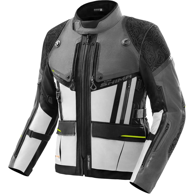 Shima Tracker motorcykeljakke grå