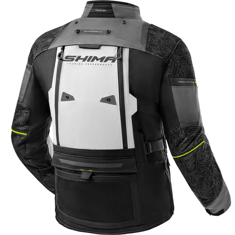 Shima Tracker motorcykeljakke grå