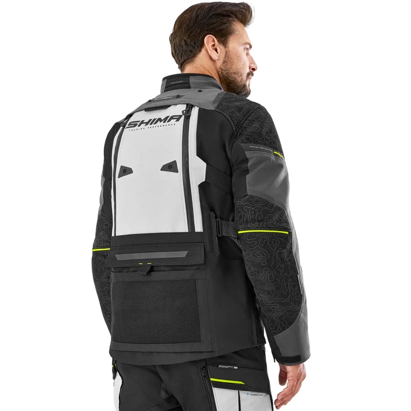 Shima Tracker motorcykeljakke grå