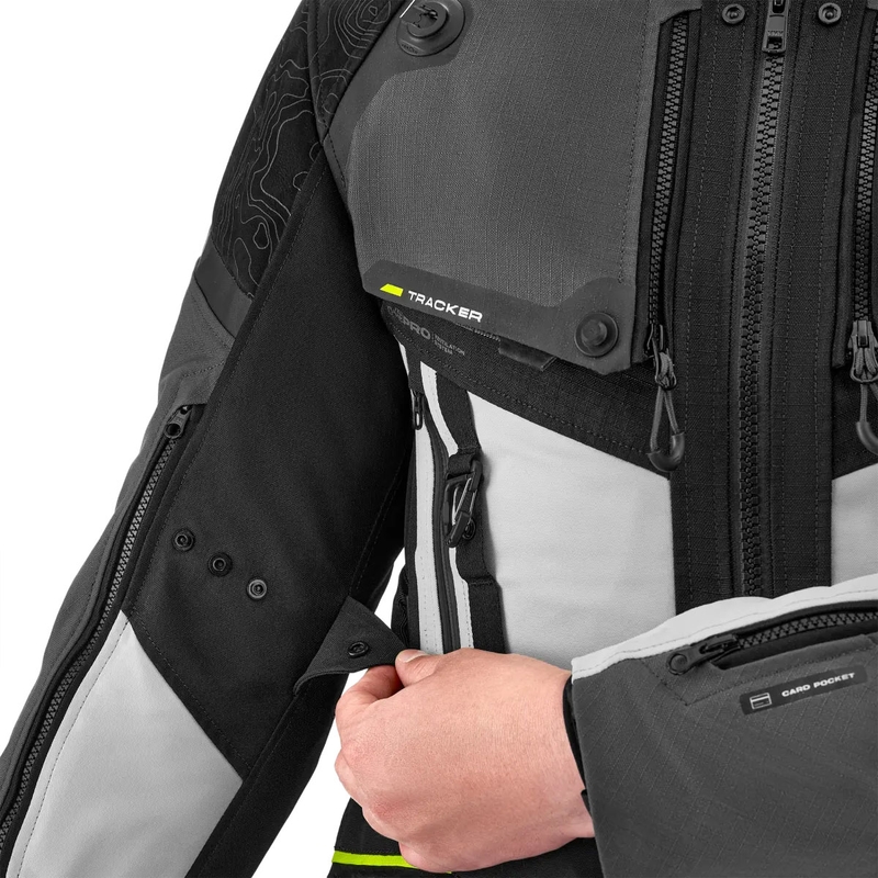 Shima Tracker motorcykeljakke grå