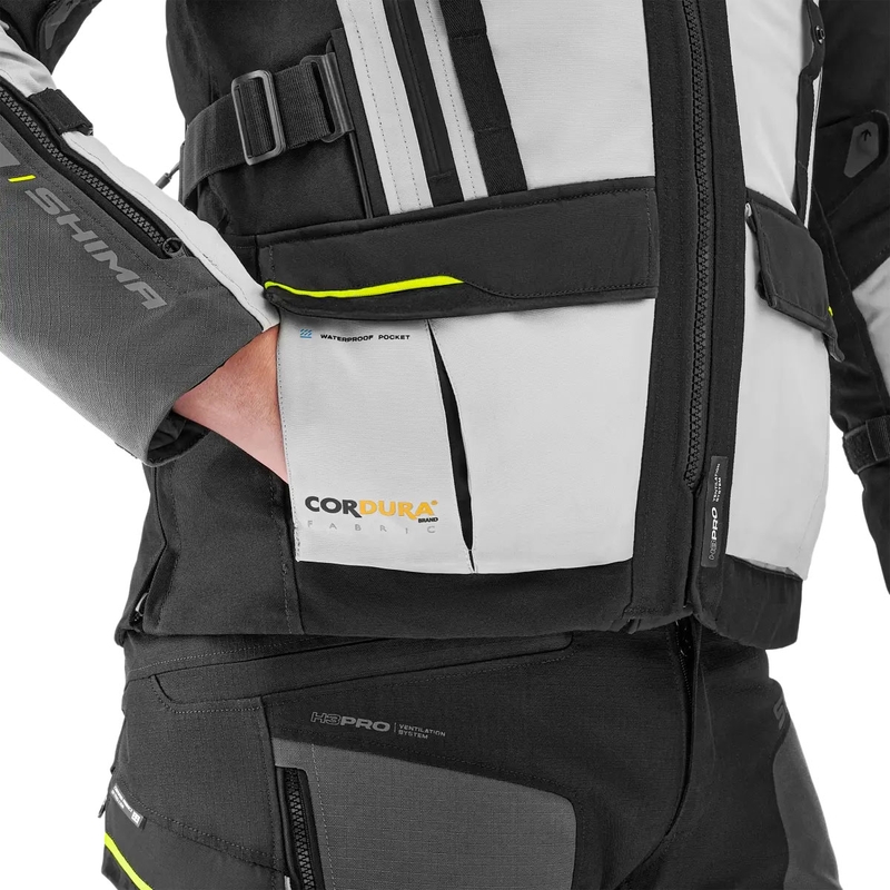 Shima Tracker motorcykeljakke grå