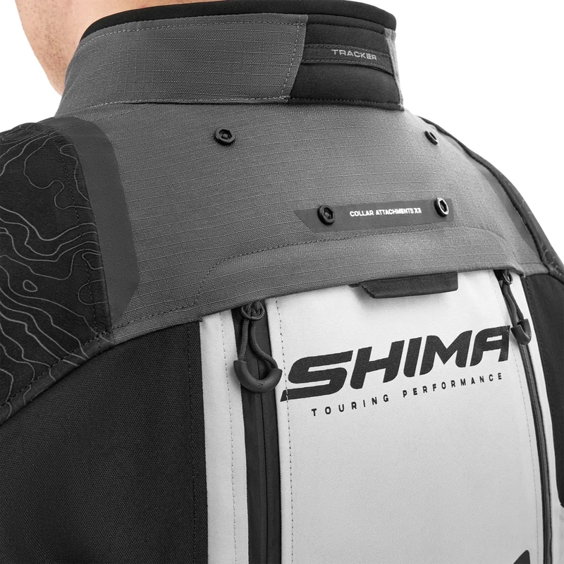 Shima Tracker motorcykeljakke grå