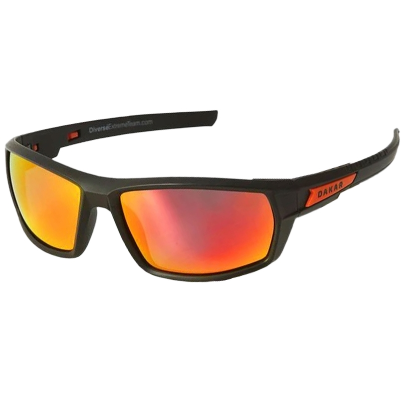 Dakar Swing P II solbriller sort-orange