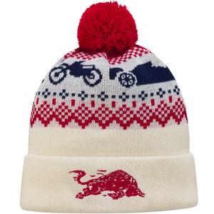 Red Bull XMAS Beanie hvid-rød