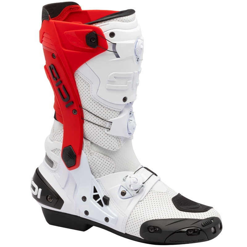 SiDi Rex Air motorcykelstøvler hvid-rød