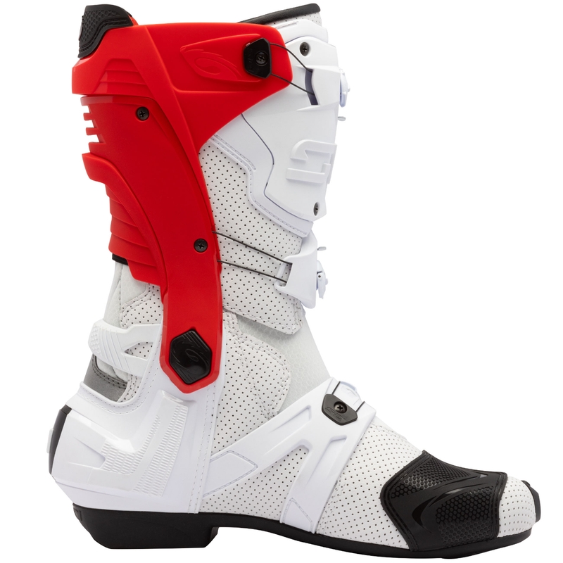 SiDi Rex Air motorcykelstøvler hvid-rød