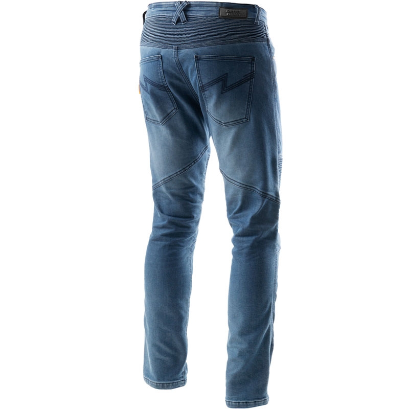 Rebelhorn Revolt Monolayer Motorcykel Jeans, Vasket Blå