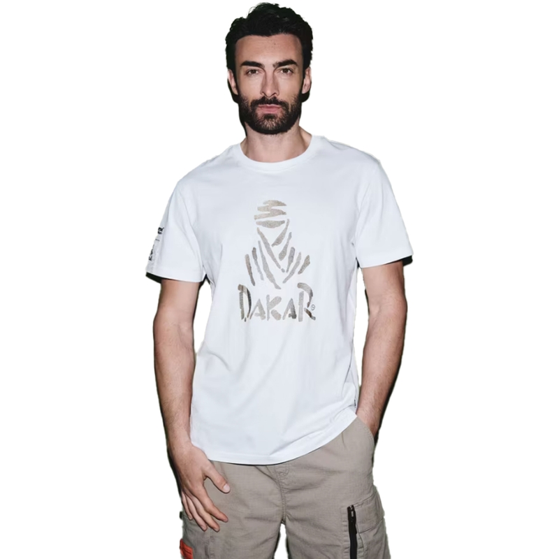 Dakar DES LOGO25 T-shirt hvid