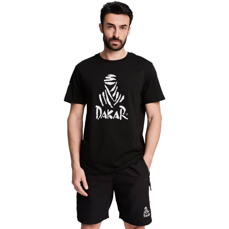 Dakar DES LOGO25 T-shirt sort