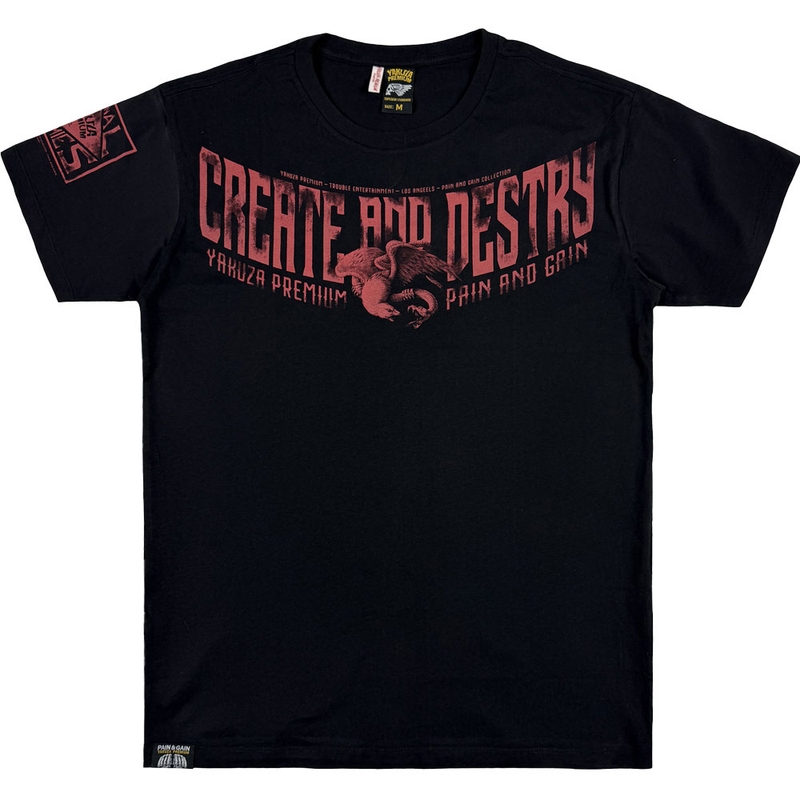 Yakuza Premium 3905 T-shirt sort