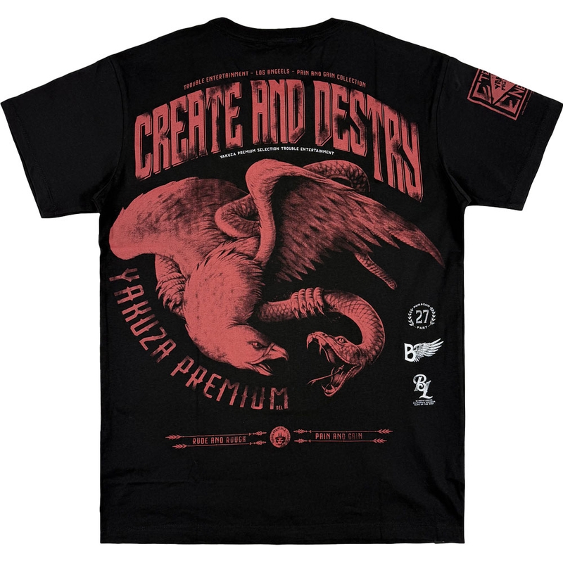 Yakuza Premium 3905 T-shirt sort